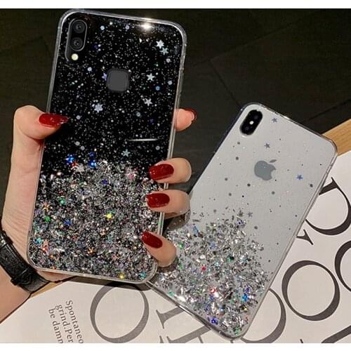 Starry Silver Foil Case For Vivo V7 X7 X6 X9S Plus Y53 Y55 Y65 Y69 Y71 Y73 Y75 Y79 Y83 Y97 V11i V11 V15 Pro Z3 Z3i Cover