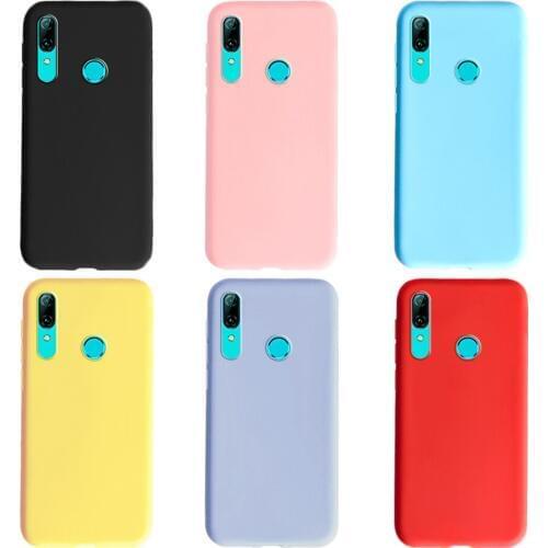 For Huawei P Smart+ 2019 POT-LX1T Case Candy Color Soft Silicone Phone Case For Huawei P Smart Plus 2019 Case Maimang 8 Shell