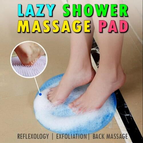 Shower Foot Back Massager Mat Scrubber Cleaner Bathroom Non Slip Cushion with Suction Cup UD88