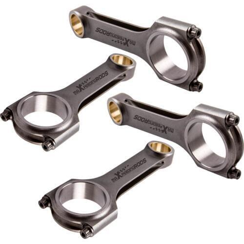 Forged H Beam Connecting Rods Conrods for VW 1.9L TDI PD130 PD140 PD150 High Performance + ARP2000 Bolts 144mm