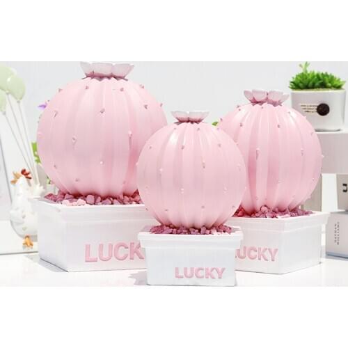 Coin Large Money Box Adult Kids Toy Girls Ornament Cute Resin Wedding Money Box Hidden Storage Saving Tirelire Home Decor DG50MB