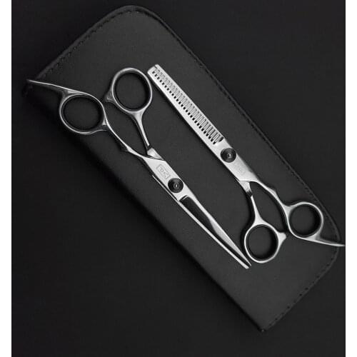 6 Inch Salon Professional Hairdressing Scissors Set Japan 440C Imported Cutting Shears & Thinning Scissors Barbershop Set
