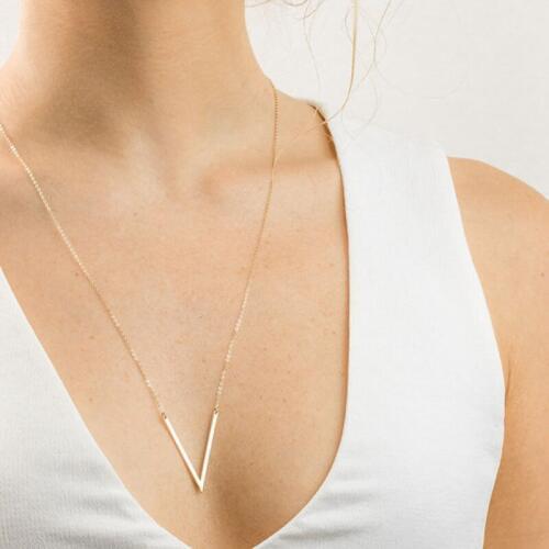 2018 new accessories fashion accessories v-shaped pendant lady charm and exquisite Give your girlfriend a beautiful necklace