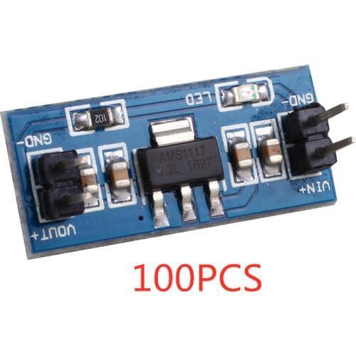 NEW 100PCS AMS1117-3.3V 3.3V power module AMS1117-3.3V power module 1117-3.3 1117