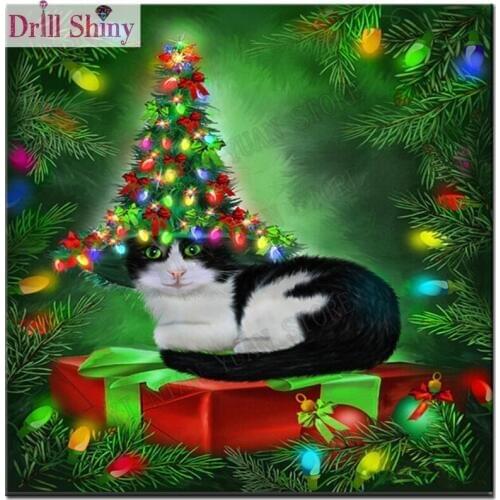 New Diy Diamond Painting Christmas Tree Needlework 3d Full Drill Mosaic Diamond Embroidery Craft Accessories Square Rhinestones