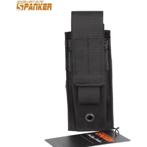 EXCELLENT ELITE SPANKER Military Tactical Single Pistol Mag Pouch Ammo Clip Holster Pouches Universal Hunting Equipment