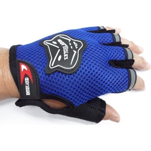 New Children Kids Bike Gloves Half Finger Breathable Anti-slip For Sports Riding Cycling SCI88
