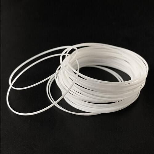 Plastic white gasket for crystal glass Internal diameter 26-35.5mm Thickness 0.35mm high 0.6mm Watch parts Watch Accessories