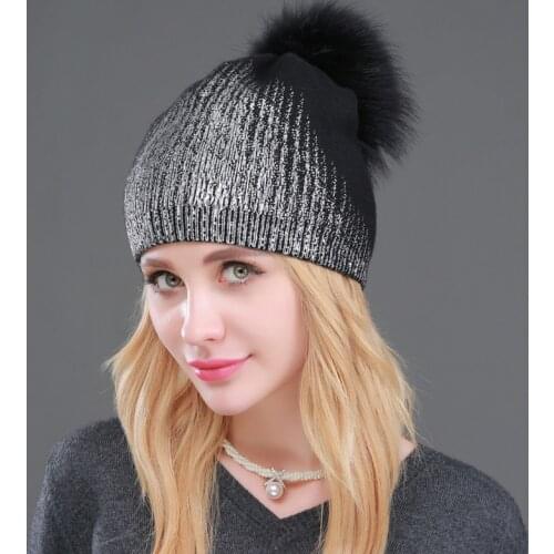 PLOERMIN Women's Hats With Pompoms