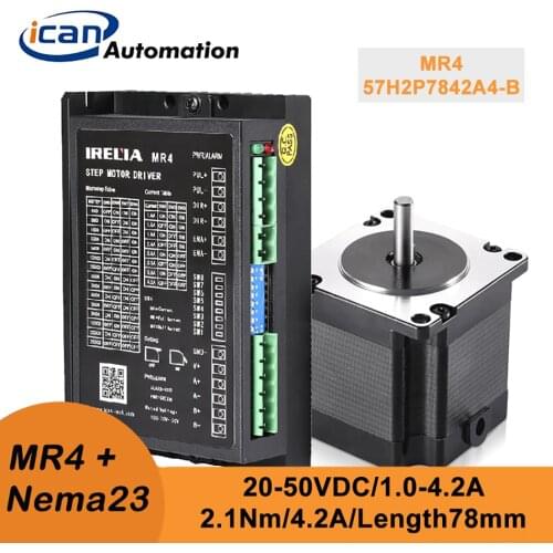 ICAN Stepper Motor Driver Specs Of Nema23 Stepper Motor 2.1Nm 4.2A