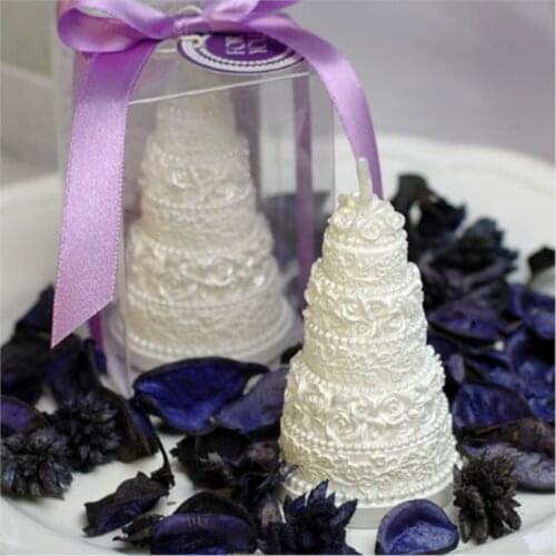 Wedding Candles Silicone Mold Lace Cake Birthday Candle Molds Hot Sale Moulds Silicone Rubber CIQ,FDA,CE / EU PRZY Eco-friendly