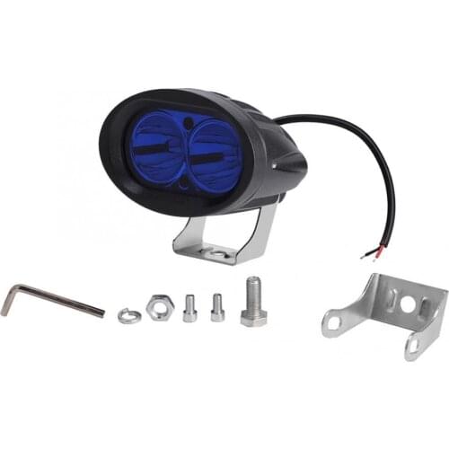 LED Warning Lamp Working Spot Light DC9-60V IP67 20W Forklift Truck Blue Safety Light Industrial Lighting Garage Workshop Lamp