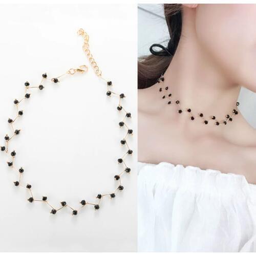 2018 new jewelry simple wild short paragraph clavicle chain female jewelry accessories wholesale