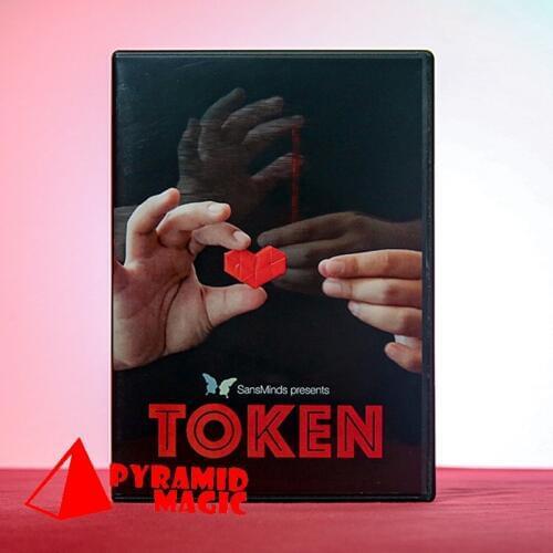 Token (DVD and Gimmick) by SansMinds Creative Lab / close-up street card magic trick / wholesale