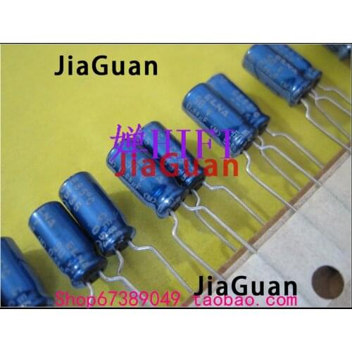 100pcs NEW ELNA RE3 50V0.68UF 5X11MM audio electrolytic capacitor 0.68uF/50V blue robe 0.68UF 50V re3 684