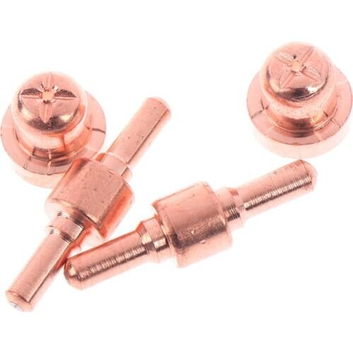 2 Sets Copper Air Plasma Cutting Cutter Consumables Extended TIP Nozzle Electrode High Quality