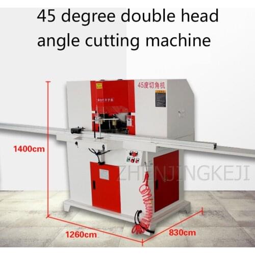 220V 380V Aluminum Alloy Profession Angle Cutting Machine Digital Display Double Head Saw High Precision Woodworking Machinery