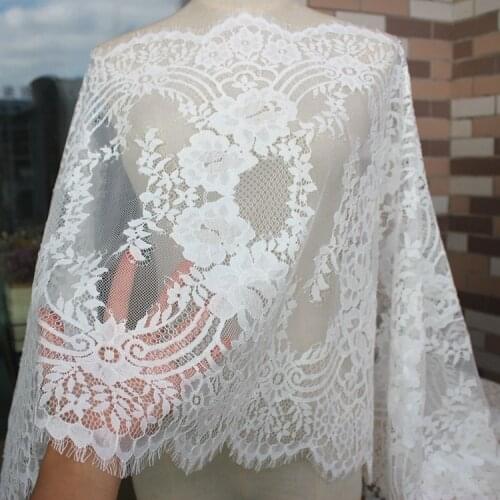 3meter net yarn trimming eyelashes lace dress wedding accessories DIY scarf shawl yarn accessories