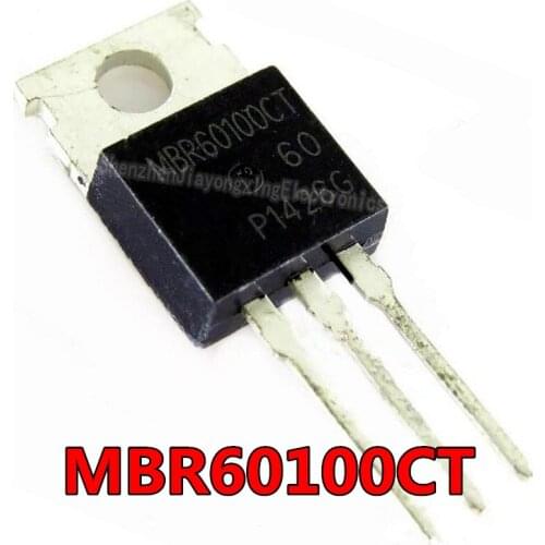 5pcs V60100C MBR60100CT TO220 TO-220 Schottky Diode 60A 100V Original
