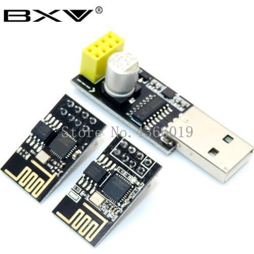 ESP01 Programmer Adapter UART GPIO0 ESP-01 Adaptater ESP8266 CH340G USB to ESP8266 Serial Wireless Wifi Developent Board Module