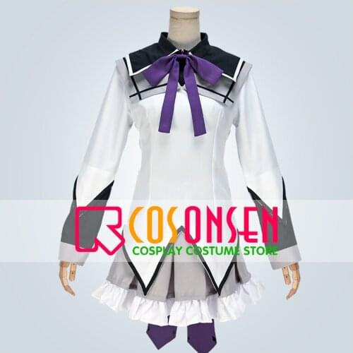 Akemi Homura Anime Puella Magi Madoka Magica Cosplay Costume Dress Any Size COSPLAYONSEN