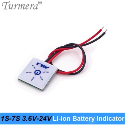 Battery indicator 1S 4.2V 2S 8.4V 3S 12.6V 4S 16.8V 5S 21V 6S 25.2V 24V Lithium Battery Capacity Display Module for Screwdriver