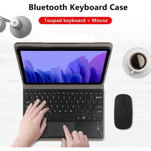 For Samsung Galaxy Tab A 10 1 2019 Case Keyboard Case Tablet Trackpad Touchpad Keyboard Cover for Samsung SM-T510 T515
