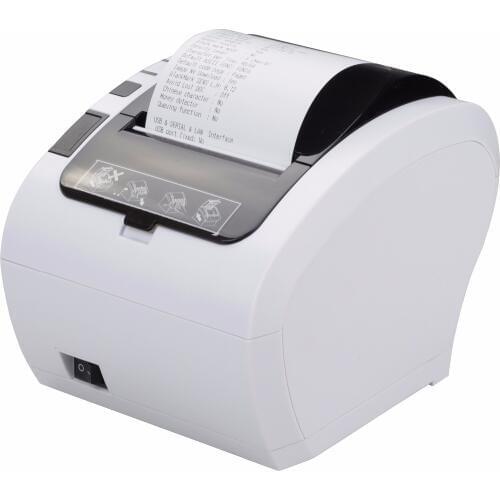 POS Printer High Quality 80mm Thermal Receipt Printer With 300mm/Second With Lan+USB+RS232 Port