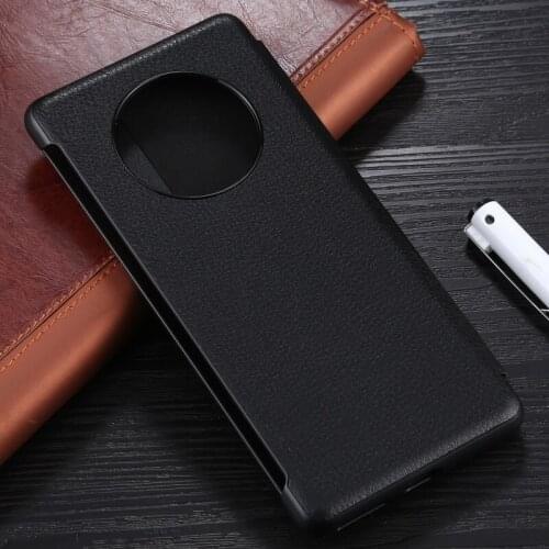 For Huawei P40 Pro / Mate 40 Pro PU Leather Horizontal Flip Case, with Caller ID Display & Sleep / Wake-up Function