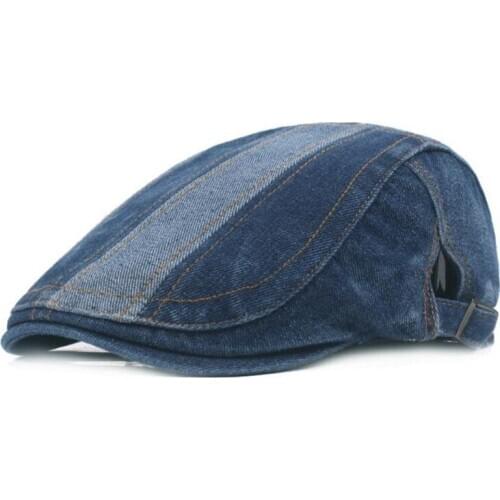 Cap Mens Denim Spring Autumn Retro Casual Hat Woman Hat W023