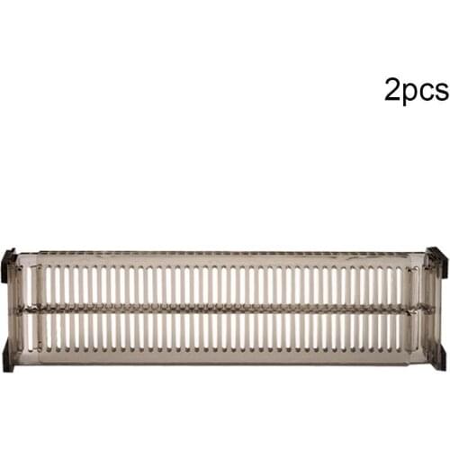 2-piece Drawer Divider Adjustable Wardrobe Divider Drawer Kitchen Room Storage Living Organizer Storage Makeup Supplies Bed J3B5