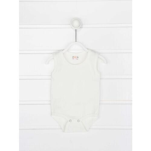 Cream Suspenders Female Baby Badi