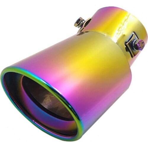 80% Hot Sell Muffler Colorful Deisgn Sound-absorbing Stainless Steel Wear-resistant Exhaust Tip for Corolla