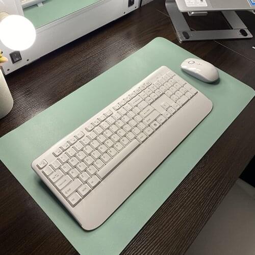 PU Leather Fashion Mouse Pad Large Gaming Mouse Pad Computer Gamer Keyboard Mouse Mat Hyper Beast Desk Mousepad for PC Desk Pad