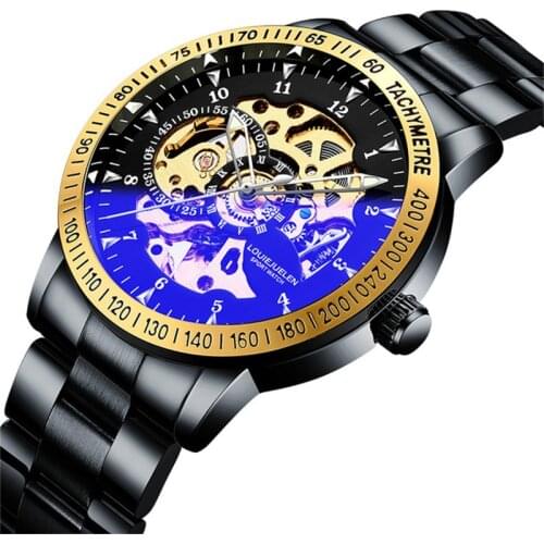 Men Mechanical Watch Sapphire Glass Automatic Wristwatch Luxury Stainless Steel 30m Waterproof Business Sport Men Watches A4164