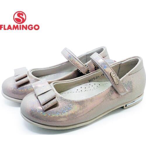 FLAMINGO New Arrival Bowknot decora Spring& Summer Hook& Loop Outdoor school shoes for girl Free shipping 202T-Z1-1922/1923