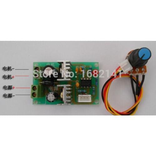 NEW 100W PWM DC 10A 12V 24V 36V Motor Speed Regulator Controller Control Switch with external knbo
