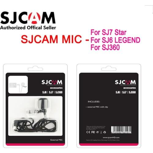 Original SJCAM Accessories External MIC for SJCAM SJ6 Legend/SJ7 Star/SJ360 Sports Camera