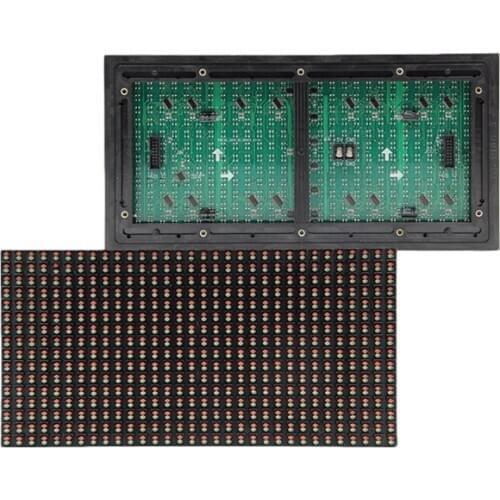 P10 DIP 320*160mm 32*16 Pixels 1R1G Dual Color Outdoor LED Display Module