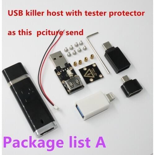 Five generation！ USB killer V3 USB killer V3 Disk Miniatur power High Voltage Pulse Generator / USB killer TESTER protector