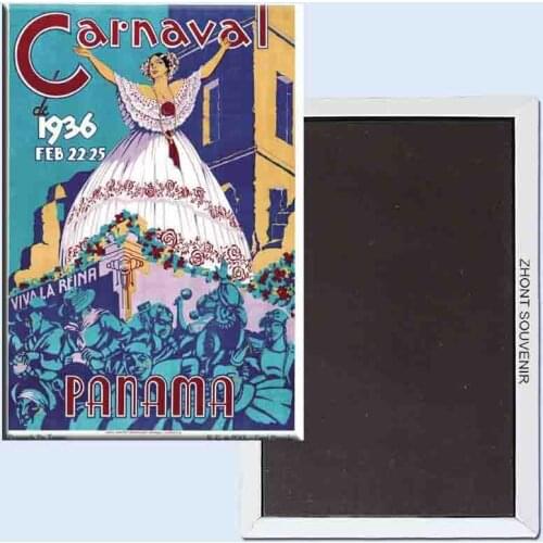Carnaval de Panama Senefelder 24069 Retro nostalgia fridge magnets