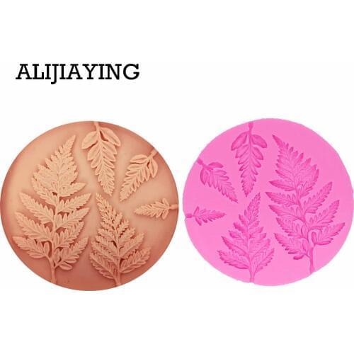 M1325 Sugarcraft Leaf Silicone mold fondant cake decorating tools chocolate gumpaste cooking tool resin mold
