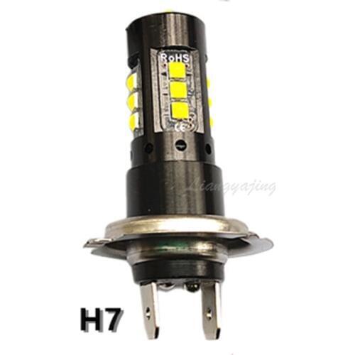H1 H3 H7 H8 H9 H11 9005 HB3 9006 HB4 881 880 H27 LED Fog Lamp Car Driving Light LED Bulbs 15SMD 6000K 12V Blue White Yellow Pink