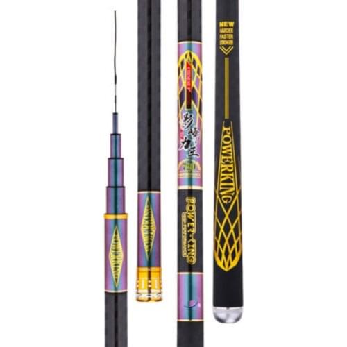 3.6m -7.2m Telescopic Fishing Rod Vara De Pesca Ultra Light Super Hard Taiwan Fishing Olta Carbon Carp Angeln Canne Peche