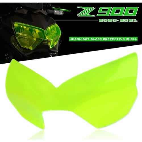 High Quality For KAWASAKI Z900 Z 900 2020 2021 Motorcycle Headlight Guard Head Light Lens Cover Protector