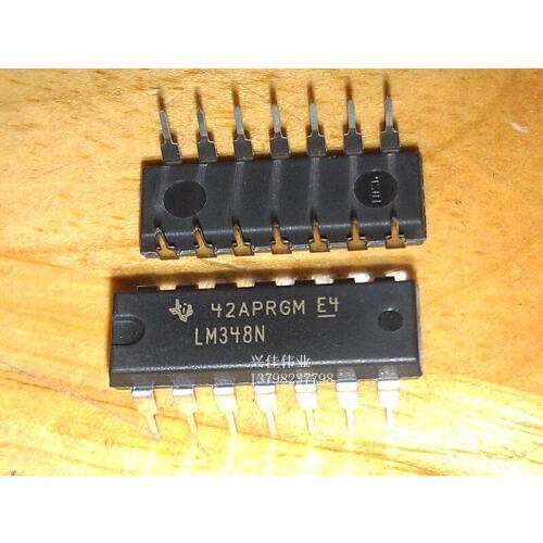 10PCS Original LM348N DIP-14 TI Texas four operational amplifier new line