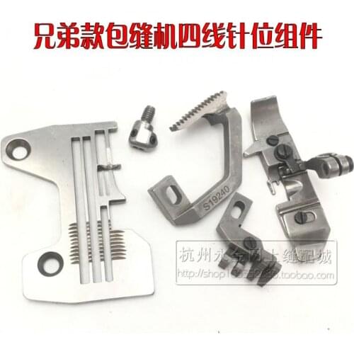 Brother models industrial overlock machines selvedge machines four-thread needle positions components