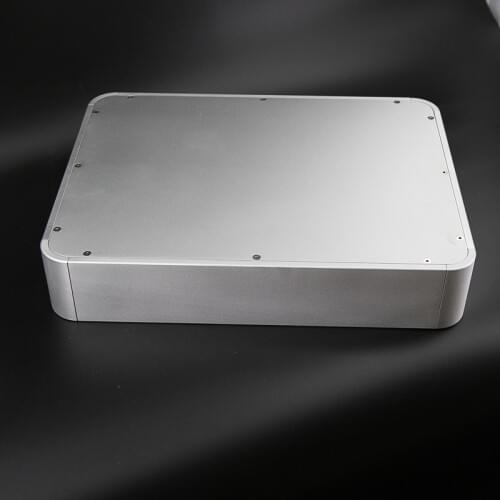 BZ4308E Rounded Aluminum Chassis Preamplifier Enclosure Audio DAC Decoder Case Tube Amplifier Housing 430MM*80MM*330MM