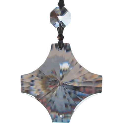 Garland 10 Transparent Chandelier gorgeous 33% Full Crystal Healing Pendulum Lamp Prisms Hanging Pendants Rainbows 3.7'' M02018