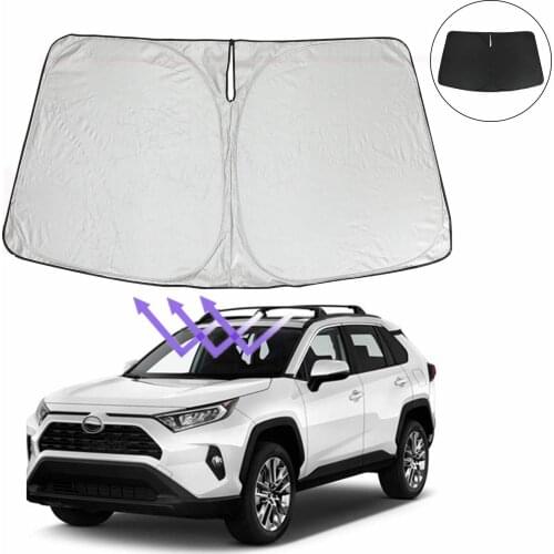 Car Sun Visor Windshield sunshade Auto Front Window Sun Shade Car Windshield Visor For Toyota RAV4 2019 2020 2021 Accessories